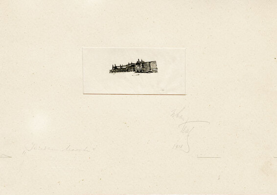 Павлов Иван Николаевич. Лот из восьми миниатюрных авторских пробных оттисков